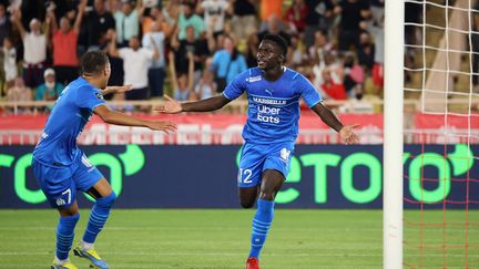 Bamba Dieng a signé un doublé face à Monaco samedi 11 septembre. (VALERY HACHE / AFP)