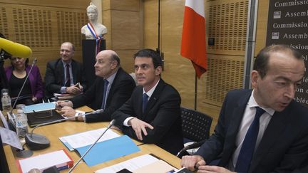  Manuel Valls devant les députés de la Commission des lois, à l'Assemblée nationale, à Paris, le 27 janvier 2016.
 (JOEL SAGET / AFP)