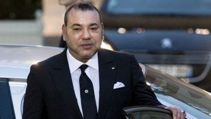 Le roi du Maroc Mohamed VI, lors d'une visite à Paris en février 2015. (Alain Jocard /AFP)