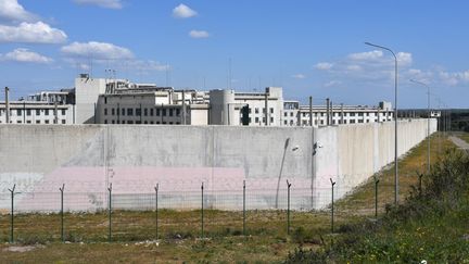 La prison de&nbsp;Villeneuve-les-Maguelones (Hérault), le 26 mars 2020.&nbsp; (PASCAL GUYOT / AFP)