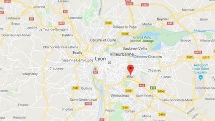 Les faits s'étaient déroulés à Bron près de Lyon. (GOOGLE MAPS)