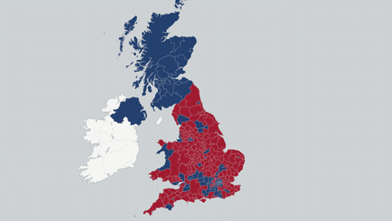 Brexit : découvrez les résultats du référendum au Royaume-Uni circonscription par circonscription. (NICOLAS ENAULT)