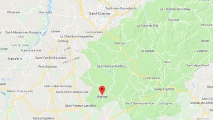 La commune de Marlhes dans la Loire. (GOOGLE MAPS)