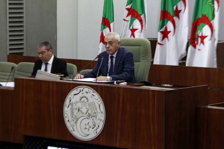 Saïd Bouhadja, président de l'Assemblée populaire nationale (APN) à Alger le 20 juin 2017  (Billal Bensalem/NurPhoto/AFP)