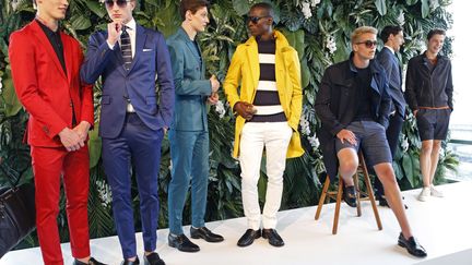 Tommy Hilfiger pap masculin printemps-été 2016, à New York
 (Kathy Willens/AP/SIPA)