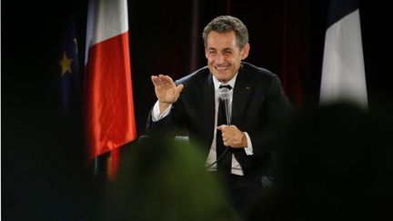 &nbsp; (Nicolas Sarkozy, lors de son meeting hier à Troyes © MaxPPP)