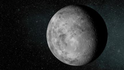 Une vue d'artiste de la plan&egrave;te Kepler-37b, &agrave; peine plus large que la Lune, diffus&eacute;e par la Nasa, le 20 f&eacute;vrier 2013. (NASA / REUTERS)