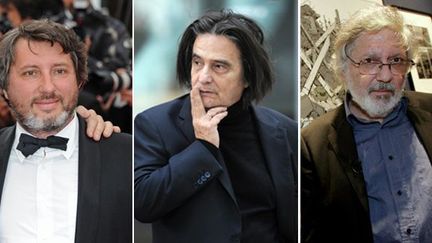 Bruno Podalydes, Jean-Pierre Léaud et Jacques Tardi
 (PHOTOSHOT/MAXPPP - MARTIN BUREAU/AFP - ALAIN JULIEN/AFP)