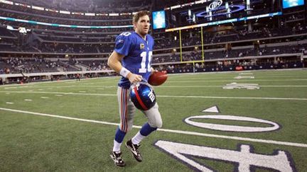 Le quarterback des Giants Eli Manning