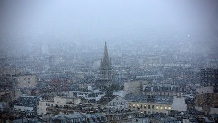 De la neige à Paris, le 7 novembre 2016. (MAXPPP)