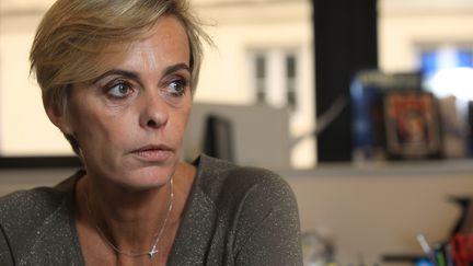 L'ex-directrice générale de la Fédération française de football Florence Hardouin, le 9 mai 2019. (OLIVIER LEJEUNE / MAXPPP)