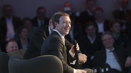 Mark Zuckerberg, le 25 février à Berlin (Allemagne).&nbsp; (REUTERS)