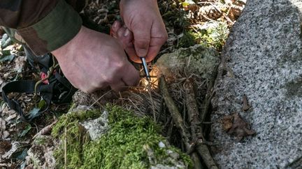 Le sergent Richard, moniteur de survie dans l'armée de terre, part pour un périple de 413 km de Mandeure dans le pays de Montbéliard jusqu'à Culoz dans l'Ain. (13E RÉGIMENT DU VALDAHON)