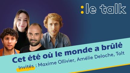 Ludovic Pauchant reçoit Tolt, Amélie Deloche et Maxime Ollivier. (France Info)