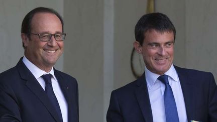 &nbsp; (François Hollande et Manuel Valls en septembre dernier © Reuters-Philippe Wojazer)