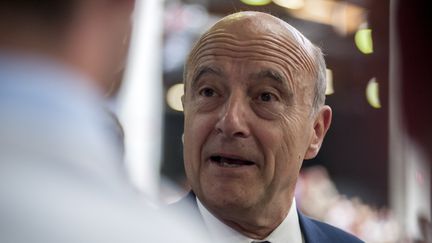 Alain Jupp&eacute;, lors du congr&egrave;s fondateur des R&eacute;publicains, samedi 30 mai 2015, &agrave; Paris.&nbsp; (YANN KORBI / CITIZENSIDE.COM / AFP)