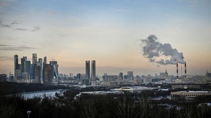 La ville de Moscou, le 12 janvier 2023. (ALEXANDER NEMENOV / AFP)