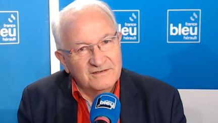 René Revol, le maire de Grabels, invité de France Bleu Hérault. (GUILLAUME ROULLAND / RADIO FRANCE)