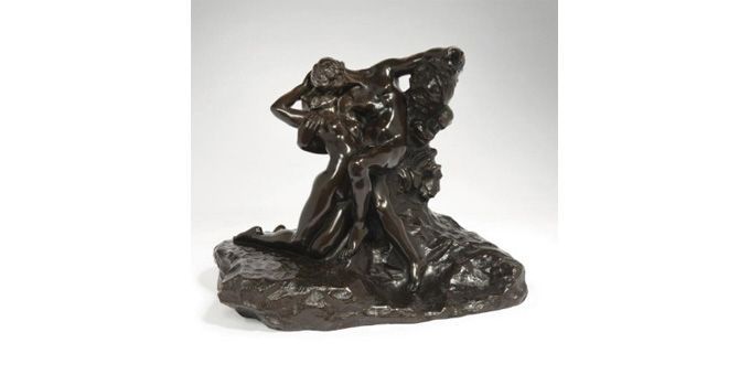 Auguste Rodin, L&#039;Eternel printemps, n&#039;a pas trouvé acheteur à la vente Hebey organisée par Camard et Associés
 (-)