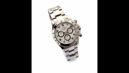 Rolex Daytona. 2005. Beau chronographe bracelet en or blanc.
 (Rolex)