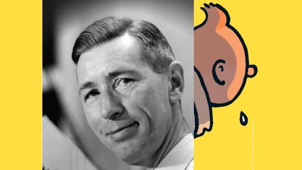 Hergé et Tintin (détail de l'affiche)
 (DR)