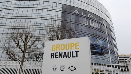 Le siège du groupe Renault à Boulogne-Billancourt le 24 janvier 2019. (ERIC PIERMONT / AFP)