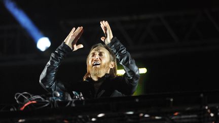 Le DJ fran&ccedil;ais David Guetta au festival Mawazine &agrave; Rabat (Maroc), le 29 mai 2013. (FADEL SENNA / AFP)