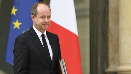 Le ministre de la Justice Jean-Jacques Urvoas à l'Élysée, le 5 avril 2017. (BERTRAND GUAY / AFP)