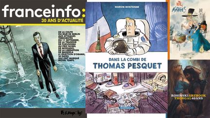 PUISQU'ON VOUS DIT QUE C'EST NOËL! (E.LEPAGE, FUTUROPOLIS / M.MONTAIGNE, DARGAUD / WILL, D.MAGHEN / ROSINSKI, LE LOMBARD)