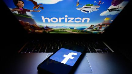 L'univers virtuel Horizon a été lancé début décembre par le groupe Meta. (JAKUB PORZYCKI / NURPHOTO VIA APF)