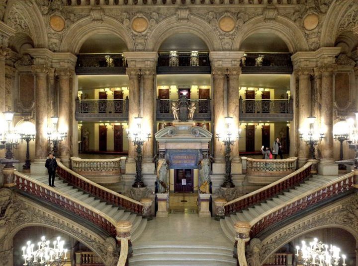 L'escalier du Palais Garnier à Paris
 (Yasushi Kanno / Yomiuri / The Yomiuri Shimbun)