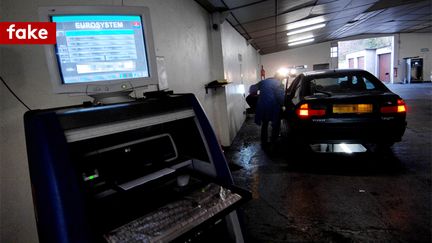 Véhicule dans un centre de contrôle technique. (MYCHELE DANIAU / AFP)