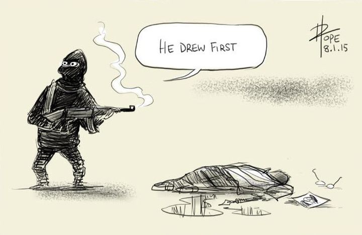 David Pope, dessinateur de presse, sur son compte Twitter @davpope
 (David Pope)