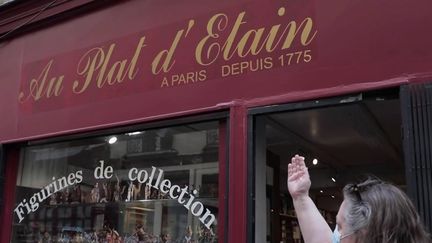 À&nbsp;Paris, dans le quartier de Saint-Germain-des-Prés, se trouve une boutique incroyable pour les collectionneurs de figurines. (CAPTURE ECRAN FRANCE 2)