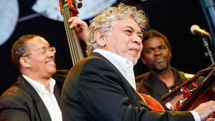 Monty Alexander ici en concert à Hamburg en 2015.
 (Schulz / DPA / Picture Alliance / MaxPPP)