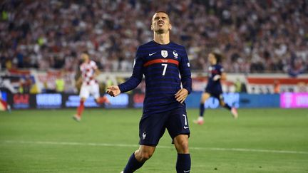 Antoine Griezmann lors du match entre&nbsp;la Croatie et la France, le 6 juin 2022 (FRANCK FIFE / AFP)