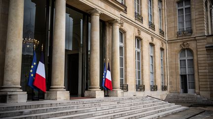 Le palais de l'Elysée, le 6 juillet 2021. (XOSE BOUZAS / HANS LUCAS / Via AFP)