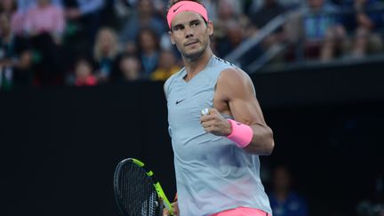 Rafael Nadal lors du premier tour. (RECEP SAKAR / ANADOLU AGENCY)