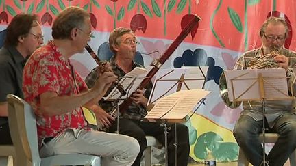 Quintet en concert à la prison de Perpignan
 (France 3 / culturebox / capture d&#039;écran)