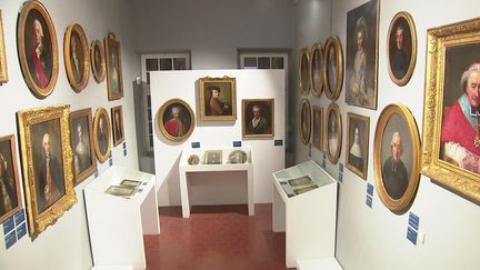 L'art du portrait, une exposition visible au palais Lascaris à Nice.&nbsp; (FRANCEINFO)