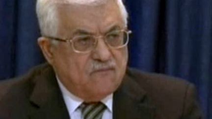 Le président de l'Autorité palestinienne Mahmoud Abbasn en janvier 2009 (© F2)