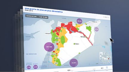 Carte syrie. (FRANCETV INFO)