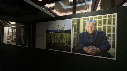 Photo de l'exposition "Mémoires d'enfances exilées, l'histoire des enfants dits de la Creuse" à Limoges.&nbsp; (France 3 Limoges)