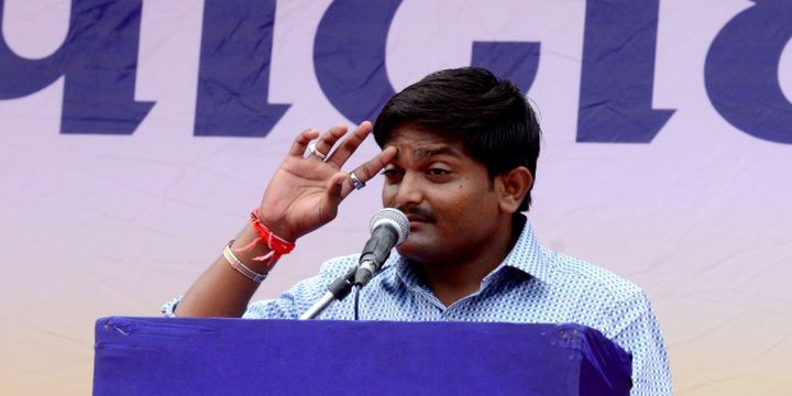 Hardik Patel, lors du rassemblement 'Maha Kranti', le 25 août 2015 à Ahmedabad, en Inde  ( Shailesh Raval/India Today Group)