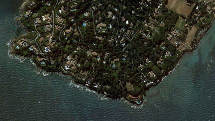 Villas à Saint-Tropez. (GOOGLE EARTH)