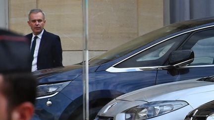 François de Rugy, ministre de la Transition écologique et solidaire, dans la cour de Matignon, le 11 juillet 2019. (DOMINIQUE FAGET / AFP)