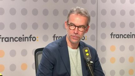 Michaël Aloïsio, directeur général délégué du Comité d'organisation des Jeux olympiques et paralympiques de 2024 (COJO), invité sur franceinfo le 3 septembre 2024. (FRANCEINFO / RADIO FRANCE)