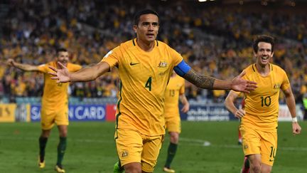 La joie de l'Australien Tim Cahill