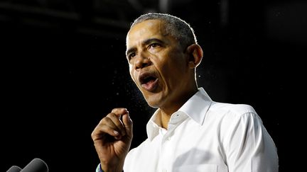 Le président Barack Obama à Miami, le 2 novembre 2018. (JOE SKIPPER / REUTERS)