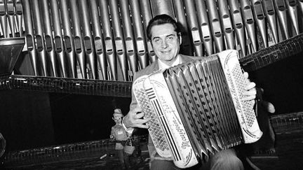 L'accordéoniste André Verchuren en septembre 1977.
 (AFP)